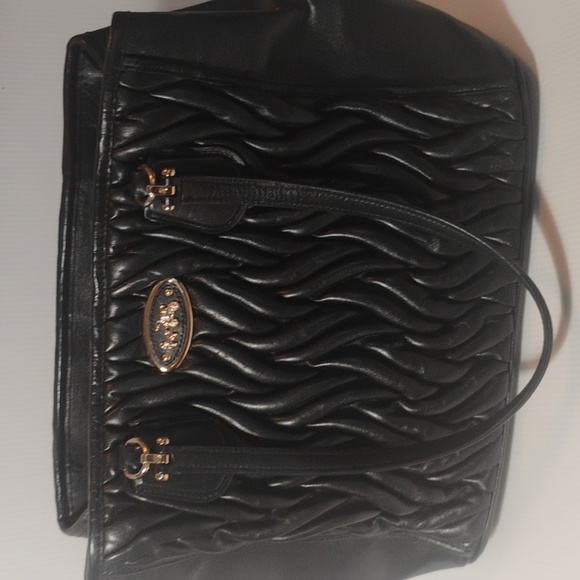 Coach 34564 Gathered Leather Kitt Carryall Tote - Picture 2 of 11